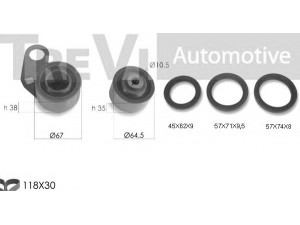 TREVI AUTOMOTIVE KD1439S1 paskirstymo diržo komplektas 
 Techninės priežiūros dalys -> Papildomas remontas