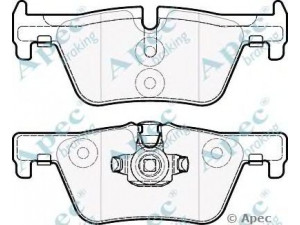 APEC braking PAD1850 stabdžių trinkelių rinkinys, diskinis stabdys 
 Techninės priežiūros dalys -> Papildomas remontas
34216850569, 34216873093