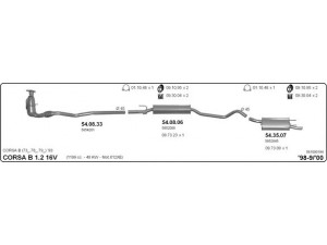 IMASAF 561000194 išmetimo sistema 
 Išmetimo sistema -> Išmetimo sistema, visa