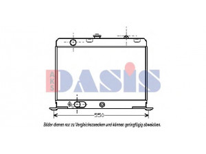 AKS DASIS 160780N radiatorius, variklio aušinimas 
 Aušinimo sistema -> Radiatorius/alyvos aušintuvas -> Radiatorius/dalys
130019, 130020, 130021