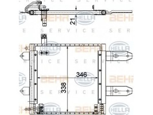 HELLA 8FC 351 300-171 kondensatorius, oro kondicionierius 
 Oro kondicionavimas -> Kondensatorius
6X0 820 413, 6E0 820 413, 6X0 820 413