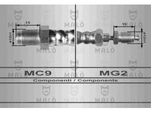 MAL? 8440 sankabos žarna 
 Sankaba/dalys -> Sankabos valdymas -> Žarnelės/vamzdeliai
60556929, 60622814