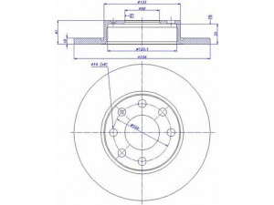 CAR 142.502 stabdžių diskas 
 Dviratė transporto priemonės -> Stabdžių sistema -> Stabdžių diskai / priedai
90086193, 5.69.017, 5.69.028, 90008003
