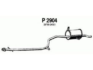 FENNO P2904 galinis duslintuvas 
 Išmetimo sistema -> Duslintuvas
28700-24500, 28700-24501, 28700-24502