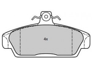 FREMAX FBP-1851 stabdžių trinkelių rinkinys, diskinis stabdys
GBP 90337AF, GBP90318, GBP90320