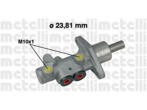 METELLI 05-0494 pagrindinis cilindras, stabdžiai 
 Stabdžių sistema -> Pagrindinis stabdžių cilindras
6U0 698 019, 6U0 698 019