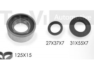 TREVI AUTOMOTIVE KD1205S1 paskirstymo diržo komplektas 
 Techninės priežiūros dalys -> Papildomas remontas
