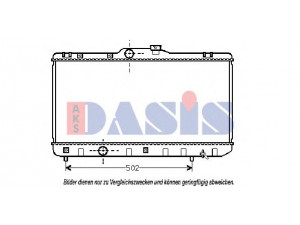 AKS DASIS 210380N radiatorius, variklio aušinimas 
 Aušinimo sistema -> Radiatorius/alyvos aušintuvas -> Radiatorius/dalys
1640015540