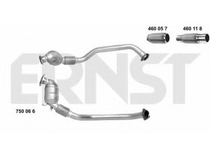 ERNST 750066 katalizatoriaus keitiklis 
 Išmetimo sistema -> Katalizatoriaus keitiklis
18 30 7 792 160