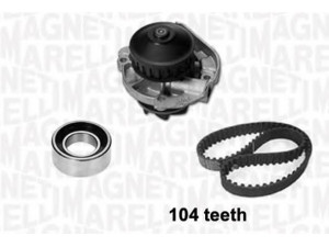MAGNETI MARELLI 341401580001 vandens siurblio ir paskirstymo diržo komplektas 
 Aušinimo sistema -> Vandens siurblys/tarpiklis -> Vandens siurblys