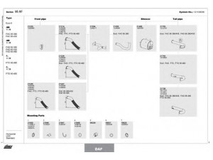 DINEX 121100036 išmetimo sistema 
 Išmetimo sistema -> Išmetimo sistema, visa