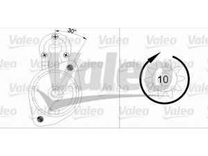 VALEO 455674 starteris 
 Elektros įranga -> Starterio sistema -> Starteris
0041517001, 0061510501, 41517001