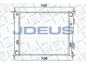 JDEUS 065M15 radiatorius, variklio aušinimas 
 Aušinimo sistema -> Radiatorius/alyvos aušintuvas -> Radiatorius/dalys
253102K200