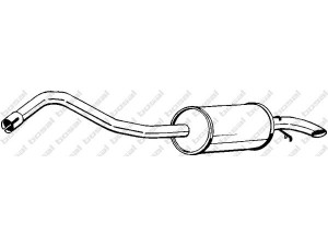 BOSAL 154-979 galinis duslintuvas 
 Išmetimo sistema -> Duslintuvas
1009255, 1496887, 5029007, 6493601