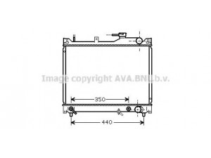 AVA QUALITY COOLING SZ2101 radiatorius, variklio aušinimas 
 Aušinimo sistema -> Radiatorius/alyvos aušintuvas -> Radiatorius/dalys
1770066D11
