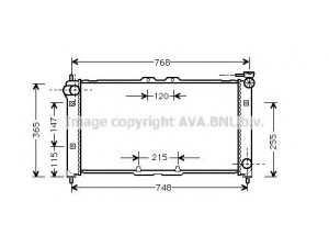 AVA QUALITY COOLING MZ2072 radiatorius, variklio aušinimas 
 Aušinimo sistema -> Radiatorius/alyvos aušintuvas -> Radiatorius/dalys
B66S15200B