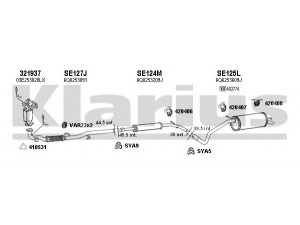 KLARIUS 790331U išmetimo sistema