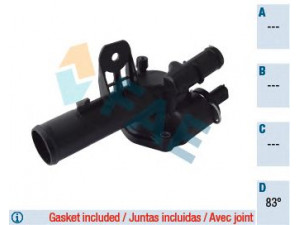 FAE 5312583 termostatas, aušinimo skystis 
 Aušinimo sistema -> Termostatas/tarpiklis -> Thermostat
11060-00Q0K, 11060-00Q0S, 11 06 030 26R