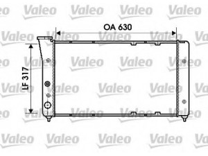 VALEO 734606 radiatorius, variklio aušinimas 
 Aušinimo sistema -> Radiatorius/alyvos aušintuvas -> Radiatorius/dalys
535121251, 535121251C, 535121253B