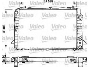 VALEO 731430 radiatorius, variklio aušinimas 
 Aušinimo sistema -> Radiatorius/alyvos aušintuvas -> Radiatorius/dalys
8A0121251C