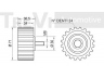 TREVI AUTOMOTIVE TD1522 kreipiantysis skriemulys, paskirstymo diržas 
 Diržinė pavara -> Paskirstymo diržas/komplektas -> Laisvasis/kreipiamasis skriemulys
500388688, 500388688