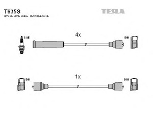 TESLA T635S uždegimo laido komplektas 
 Kibirkšties / kaitinamasis uždegimas -> Uždegimo laidai/jungtys