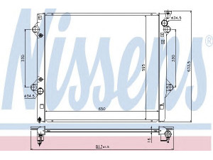 NISSENS 646822 radiatorius, variklio aušinimas 
 Aušinimo sistema -> Radiatorius/alyvos aušintuvas -> Radiatorius/dalys
16400-75440