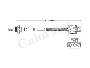 CALORSTAT by Vernet LS130002 lambda jutiklis 
 Variklis -> Variklio elektra
2336121, 855302, 855307, 855308