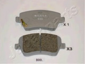 JAPANPARTS PA-800AF stabdžių trinkelių rinkinys, diskinis stabdys 
 Techninės priežiūros dalys -> Papildomas remontas
D1060-1HA0A, D10601HA0B, 55810-62J00