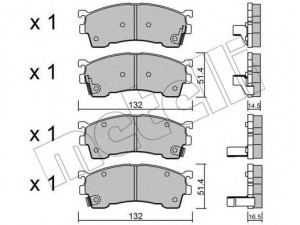 METELLI 22-0223-0 stabdžių trinkelių rinkinys, diskinis stabdys 
 Techninės priežiūros dalys -> Papildomas remontas
G5Y6-33-23ZA, GAYR-33-23Z, GAYR-33-23ZA
