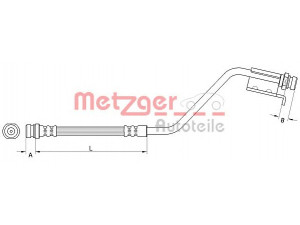 METZGER 4110825 stabdžių žarnelė 
 Stabdžių sistema -> Stabdžių žarnelės
58737-1P000, 58737-1P000