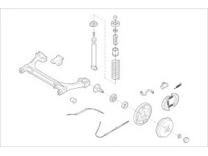 DELPHI VW-01601-R rato pakaba 
 Ašies montavimas/vairavimo mechanizmas/ratai -> Prekių paieška pagal schemą