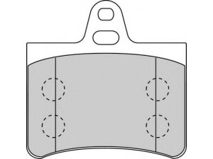DURON DBP341413 stabdžių trinkelių rinkinys, diskinis stabdys 
 Techninės priežiūros dalys -> Papildomas remontas
425217, 425290, 425334