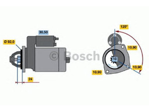 BOSCH 0 986 013 190 starteris 
 Elektros įranga -> Starterio sistema -> Starteris
6092295, 82DB 11000 EA, 83DB 11000 BB