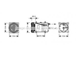 AVA QUALITY COOLING CNK209 kompresorius, oro kondicionierius 
 Oro kondicionavimas -> Kompresorius/dalys
6453K4, 6453K4