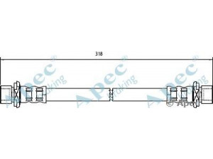 APEC braking HOS4093 stabdžių žarnelė 
 Stabdžių sistema -> Stabdžių žarnelės
9094702C30