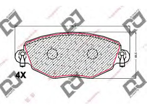 DJ PARTS BP1929 stabdžių trinkelių rinkinys, diskinis stabdys 
 Techninės priežiūros dalys -> Papildomas remontas
1121894, 1126718, 1204843, 1250688