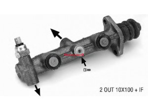 BENDIX 132714B pagrindinis cilindras, stabdžiai 
 Stabdžių sistema -> Pagrindinis stabdžių cilindras
251611021, 251611021G, 251611021