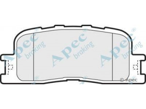 APEC braking PAD1471 stabdžių trinkelių rinkinys, diskinis stabdys 
 Techninės priežiūros dalys -> Papildomas remontas
0446633090, 0446633100, 0446633130
