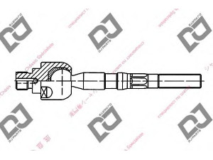 DJ PARTS DR1154 vidinė skersinė vairo trauklė 
 Vairavimas -> Vairo mechanizmo sujungimai
57731-3E010