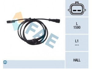 FAE 78122 jutiklis, rato greitis 
 Elektros įranga -> Jutikliai
47 91 091 55R, 82 00 441 404