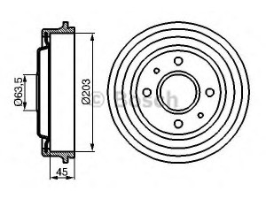 BOSCH 0 986 477 115 stabdžių būgnas 
 Stabdžių sistema -> Būgninis stabdys -> Stabdžių būgnas
6192490, 7098234, 93FB 1126 AA