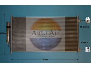 AUTO AIR GLOUCESTER 16-0013 kondensatorius, oro kondicionierius 
 Oro kondicionavimas -> Kondensatorius
80110SJD003