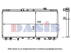 AKS DASIS 210143N radiatorius, variklio aušinimas
1640074880