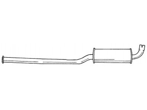 AKS DASIS SG53408 vidurinis duslintuvas