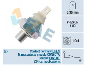 FAE 12910 alyvos slėgio jungiklis 
 Variklis -> Variklio elektra
056 919 081, 056 919 081 E