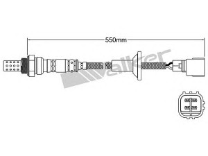 WALKER PRODUCTS 250-24213 lambda jutiklis 
 Variklis -> Variklio elektra
89465 30730, 89465 30740, 89465 30820