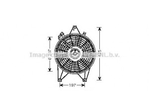 AVA QUALITY COOLING KA7511 ventiliatorius, radiatoriaus 
 Aušinimo sistema -> Oro aušinimas
0K55261710A, OK55261710A