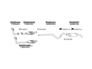 VENEPORTE 550484 išmetimo sistema