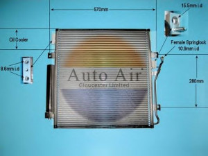 AUTO AIR GLOUCESTER 16-6223 kondensatorius, oro kondicionierius
68003971AB, 68003971AC